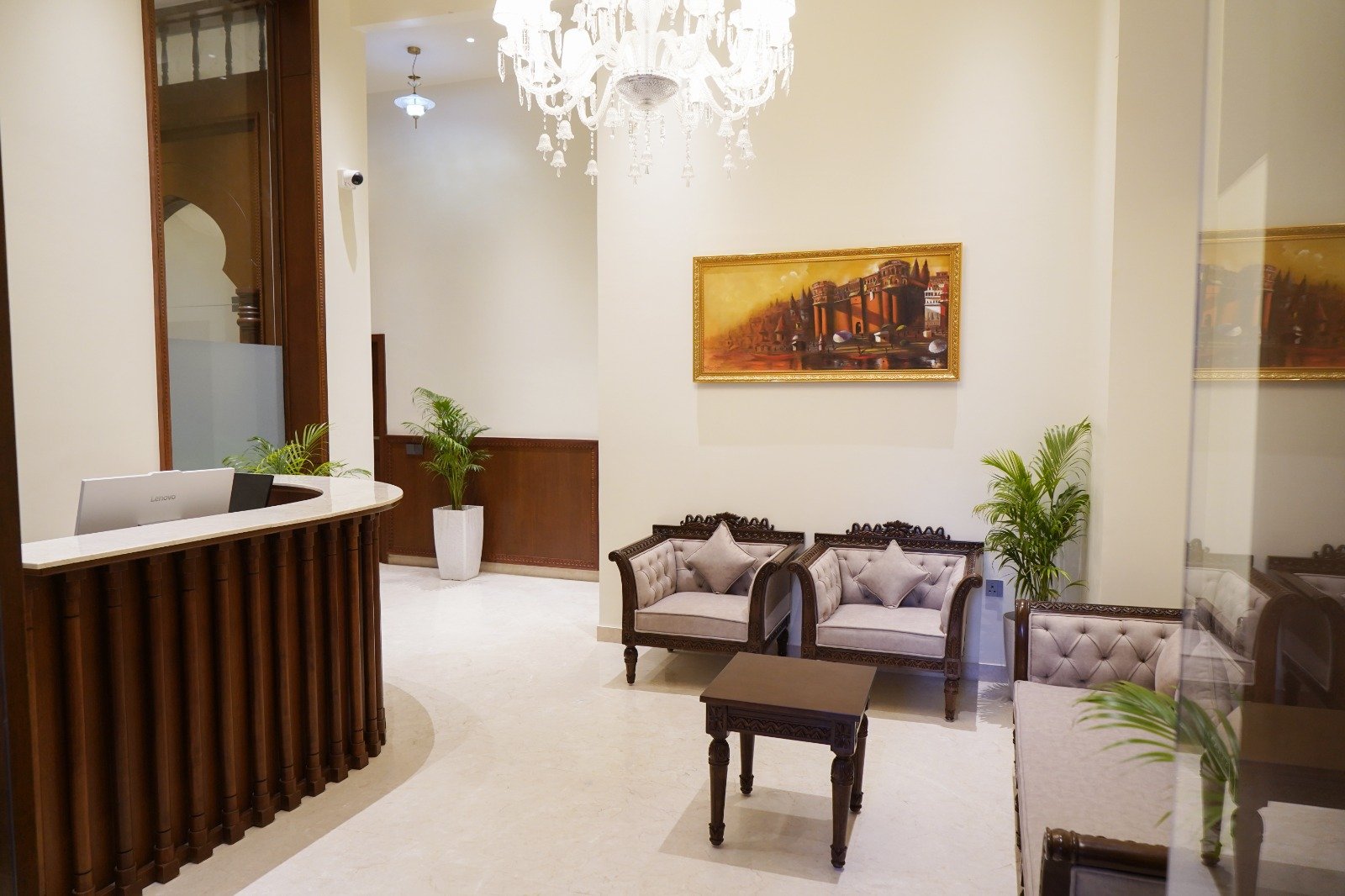 Hotel Kashi Courtyard Front Desk & Heritage Reception