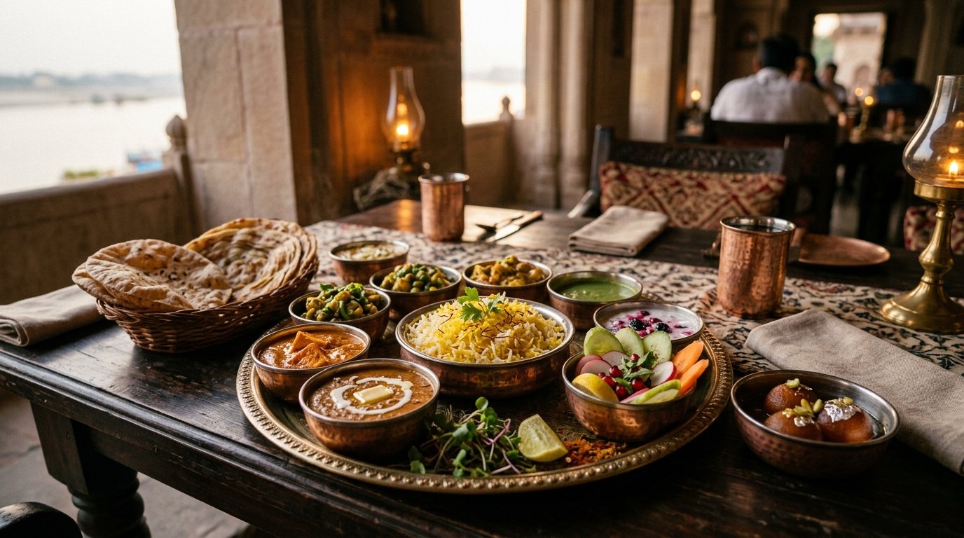 Pure Vegetarian Gourmet Thali at Prashadam Restaurant